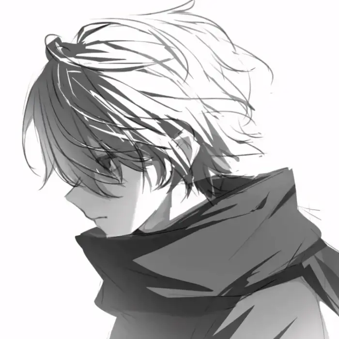 TOP 10 Avatar Ảnh Anime Nam ĐẸP Buồn Khóc Quay Lưng, Đen Trắng