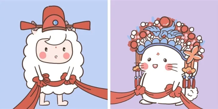 Lưu nhanh bộ avatar đôi vô tri siêu hài hước và đáng yêu