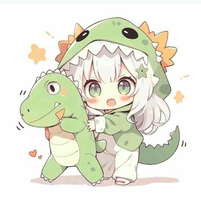 Bộ ảnh avatar cute girl chibi siêu dễ thương dành tặng bạn