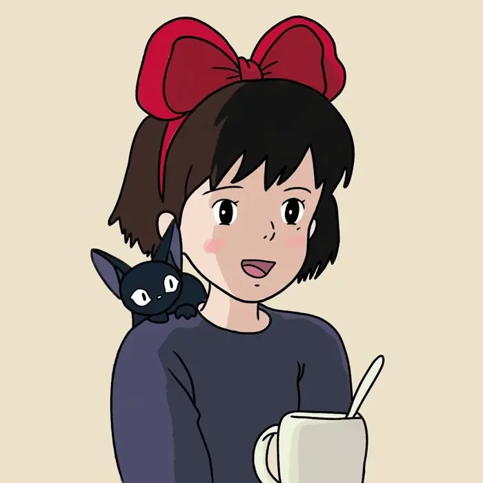 Bộ ảnh avatar ghibli phong cách hoạt hình siêu đáng yêu