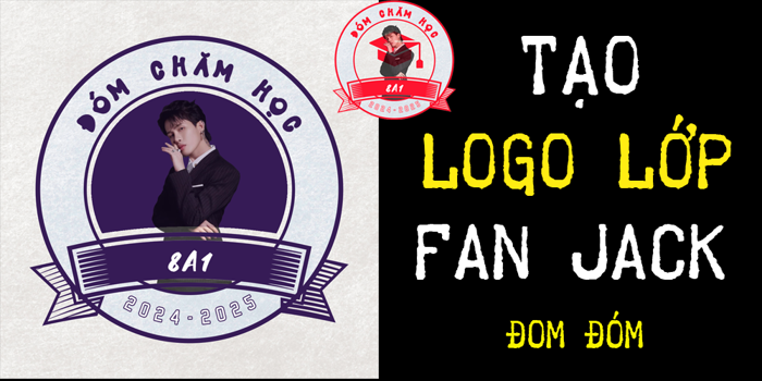Tạo logo lớp fan Jack - Logo Lớp Jack J97, Đom Đóm - TẠO ẢNH ONLINE