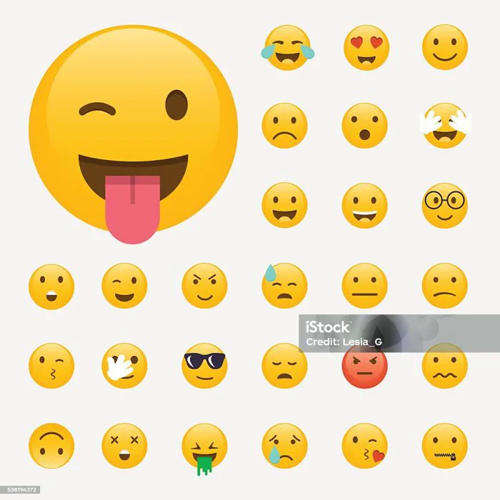 Tập Hợp Biểu Tượng Cảm Xúc Emoji Thiết Kế Phẳng Thiết Kế Avatar Ảo Ảnh  Vectơ Hình minh họa Sẵn có - Tải xuống Hình ảnh Ngay bây giờ - iStock