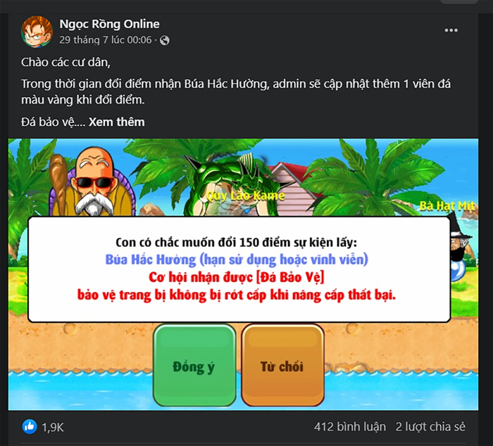 Nhà phát hành game Ngọc Rồng Online là ai?