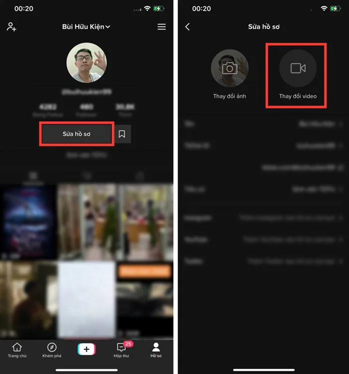 Cách đổi ảnh đại điện TikTok bằng video cực kỳ mới lạ và ngầu cho bạn