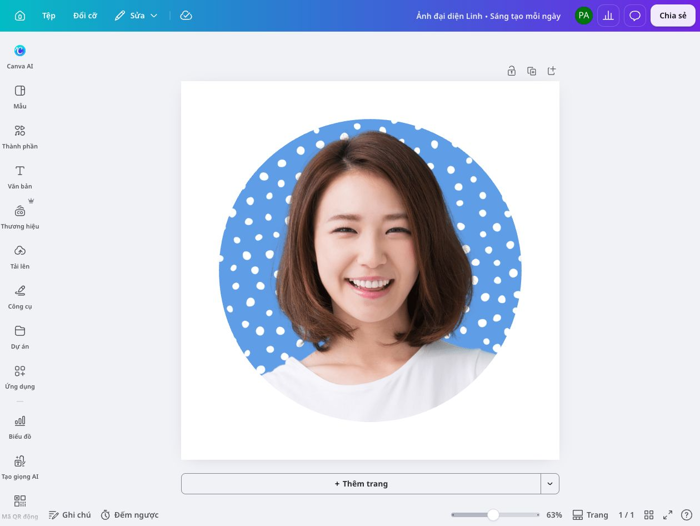 Tạo ảnh đại diện đẹp online theo phong cách riêng | Canva