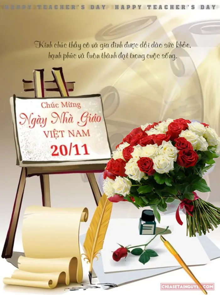 Top hình ảnh chào mừng ngày 20/11 đẹp và ý nghĩa nhất