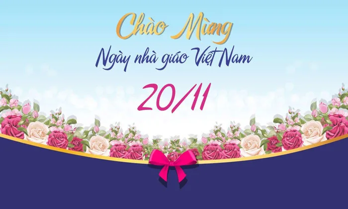 Background 20/11, phông nền 20/11 đẹp và ý nghĩa - QuanTriMang.com
