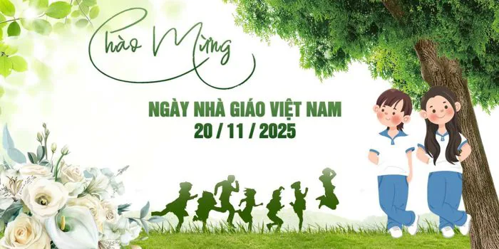 Mẫu phông nền Ngày Nhà Giáo Việt Nam 20 tháng 11
