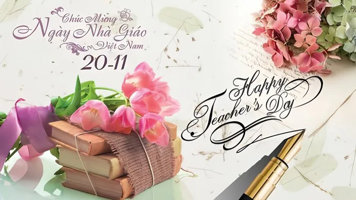 99+ mẫu background 20/11 đẹp, ấn tượng nhất