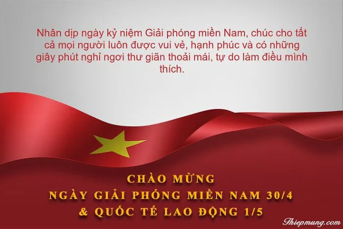 Những hình ảnh chúc mừng 30/4 ý nghĩa và mới nhất năm 2026