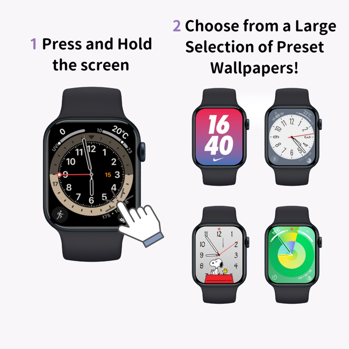 Giới thiệu nhiều hình nền Apple Watch! Ứng dụng được đề xuất và trang web  tải xuống | WidgetClub