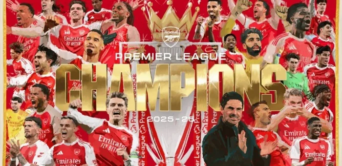 Arsenal vô địch Ngoại hạng Anh sau 22 năm chờ đợi
