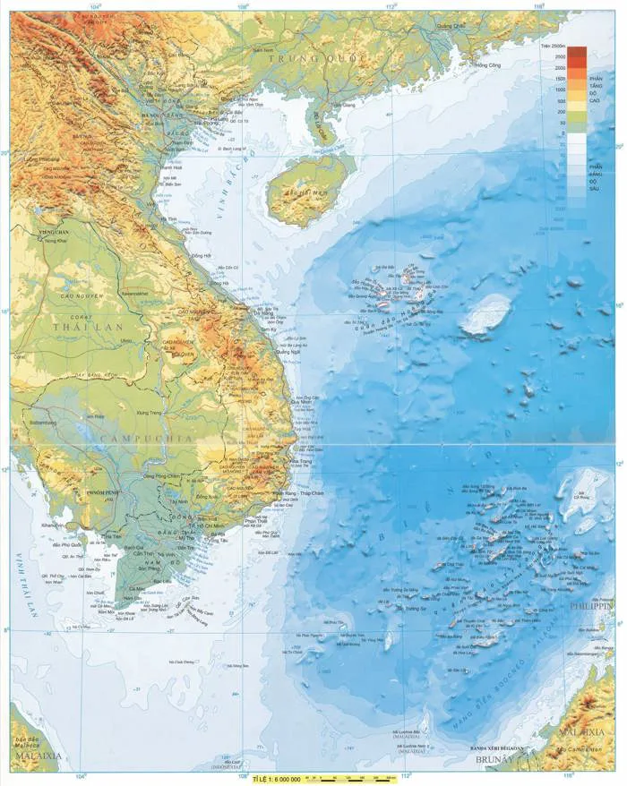 Bản đồ địa hình Việt Nam chi tiết khổ lớn full HD [Tải ngay] - Maison Office