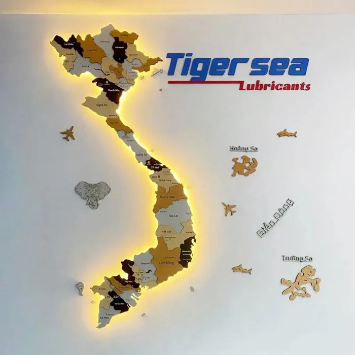 Bản Đồ Việt Nam 34 Tỉnh Thành - VNM403 (Led) - Size M cao 120x100cm
