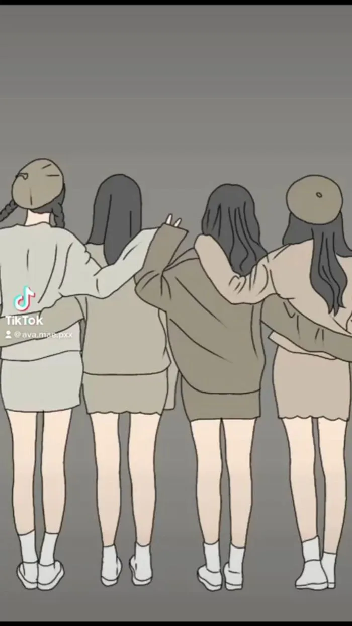 Hìn nền bạn thân 4 người