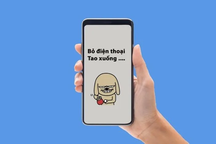 Top hình nền bỏ điện thoại tao xuống “chất như nước cất”