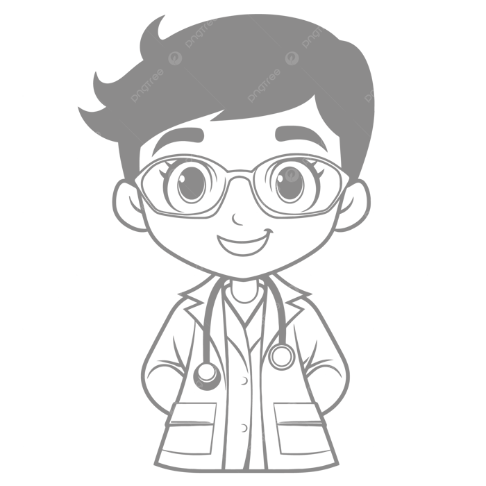 Hình ảnh Bác Sĩ Y Khoa Tô Màu Phác Thảo Bản Vẽ Phác Thảo Vectơ PNG , Vẽ Bác  Sĩ đơn Giản, Phác Thảo Bác Sĩ Dễ Dàng, Tranh Tô Màu Bác
