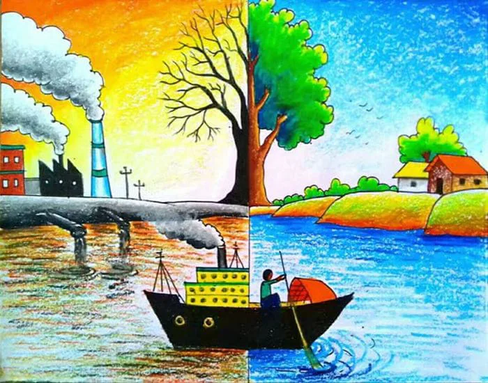 Những tác phẩm nghệ thuật về Trái Đất trong cơn khủng hoảng ô nhiễm