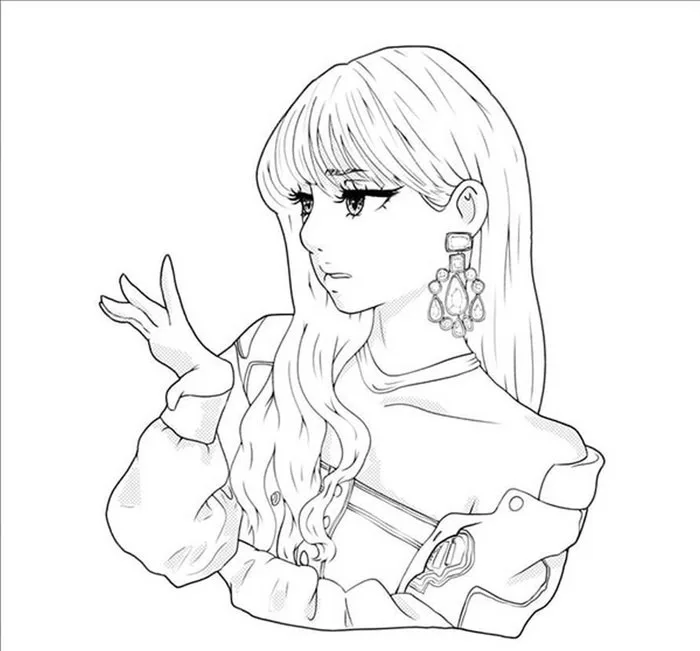 Tranh tô màu Blackpink đẹp, dễ thương cho bé thỏa sức sáng tạo