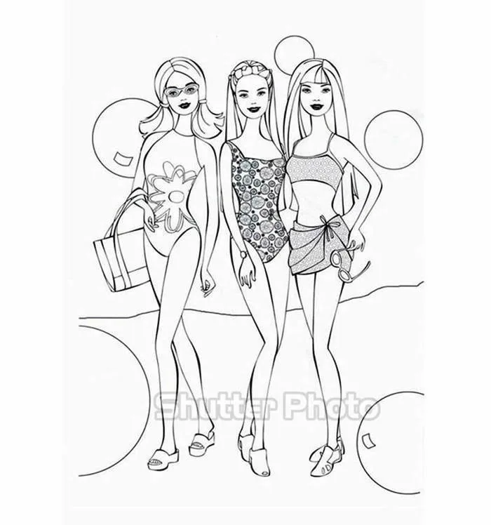 127+ Tranh tô màu búp bê công chúa Barbie đẹp nhất Update 2026
