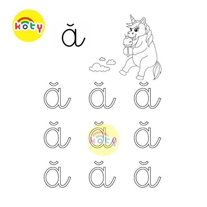 Bộ 29 Tranh Tô Màu Bảng Chữ Cái In Thường Tiếng Việt - Giúp Bé Tập Làm Quen  Với Chữ Cái TV07 | Shopee Việt Nam