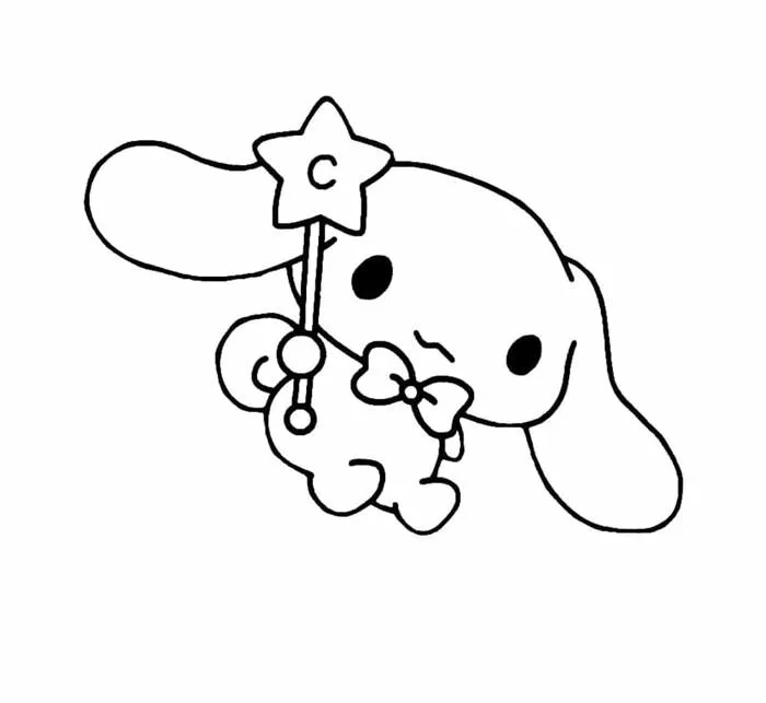 Tô Màu Cinnamoroll - Tranh Tô Màu Cho Bé