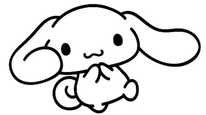 Tranh tô màu Cinnamoroll: Mẫu đẹp, dễ tô cho bé mọi độ tuổi
