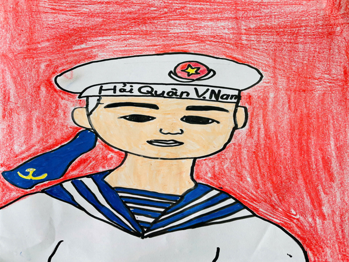 LIÊN ĐỘI TRƯỜNG TIỂU HỌC PHÚC TRẠCH TỔ CHỨC VẼ TRANH VỚI CHỦ ĐỀ: “CHÚ BỘ  ĐỘI CỤ HỒ” NHẰM CHÀO MỪNG ...