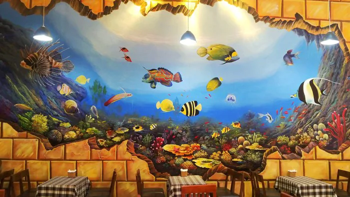 Vẽ tranh tường 3D - Siêu thị mỹ thuật Pro
