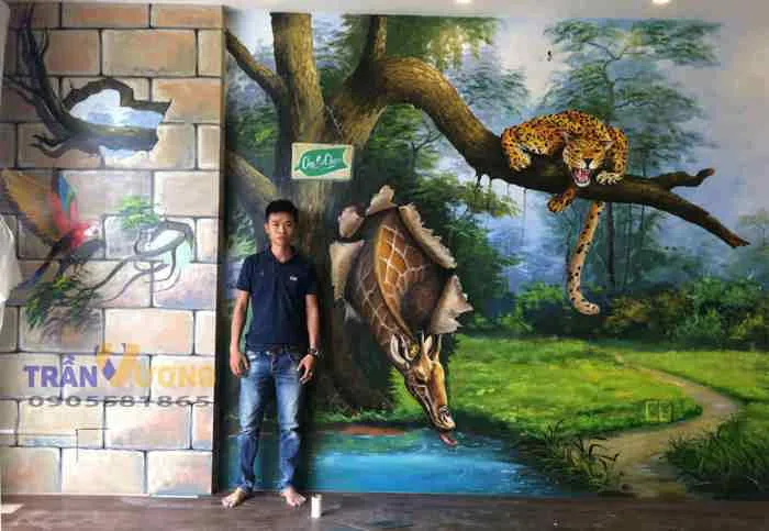Vẽ Tranh Tường 3D | 20 Mẫu Tham Khảo Có Báo Giá