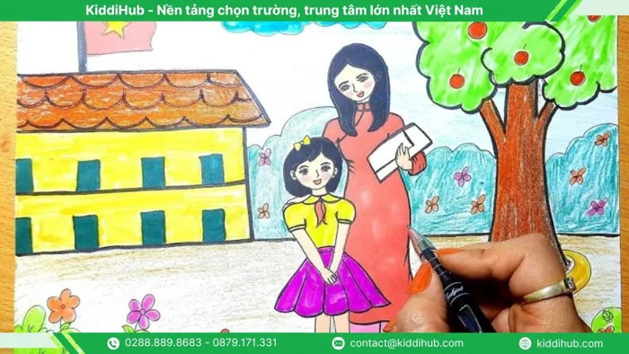 Tổng hợp 50+ mẫu tranh vẽ 8/3 đẹp nhất năm 2025