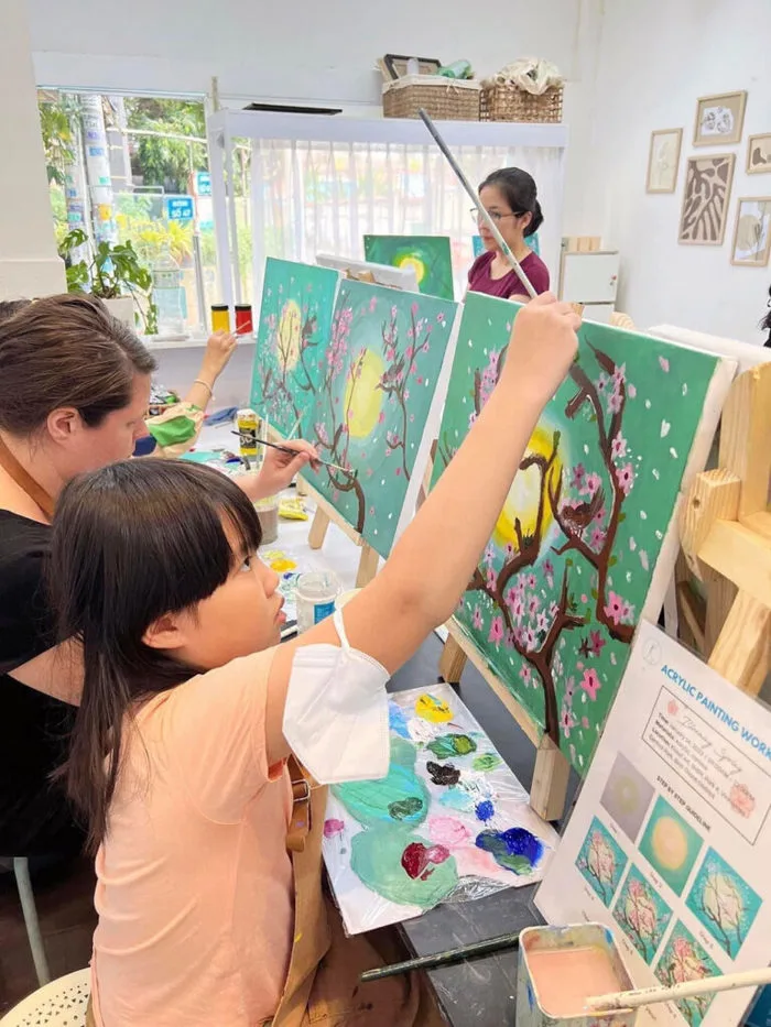 Workshop Vẽ tranh acrylic - Kloud Art Workshop Vẽ tranh acrylic - Kloud Art