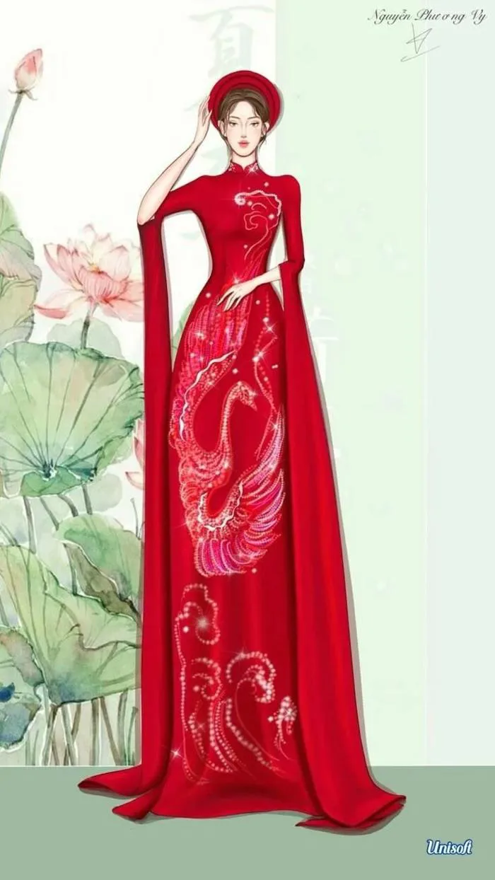 Hướng dẫn cách vẽ áo dài đơn giản mà đẹp cho học sinh lớp 6,7,8,9