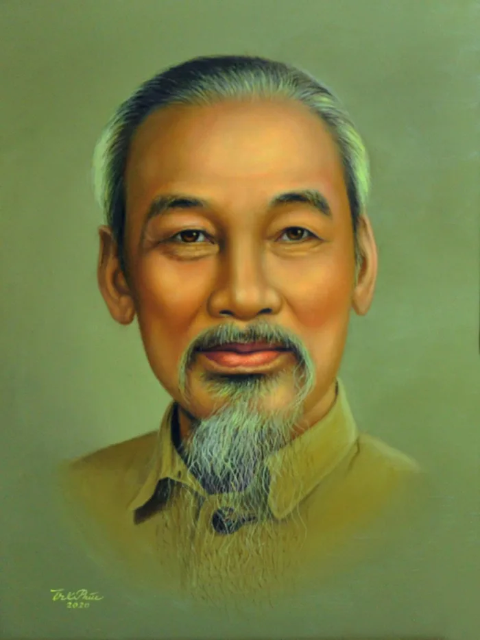 Gặp “người nổi tiếng” chuyên vẽ tranh Bác Hồ Gặp “người nổi tiếng” chuyên vẽ tranh Bác Hồ