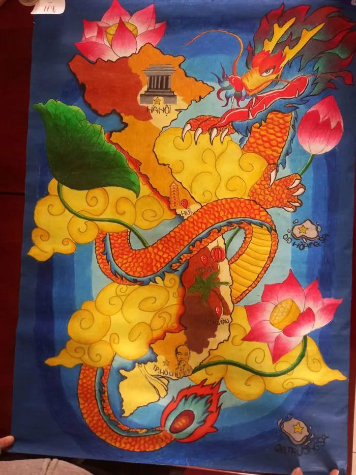 Cuộc thi vẽ bản đồ Việt Nam với chủ đề “Tự hào một dải non sông”