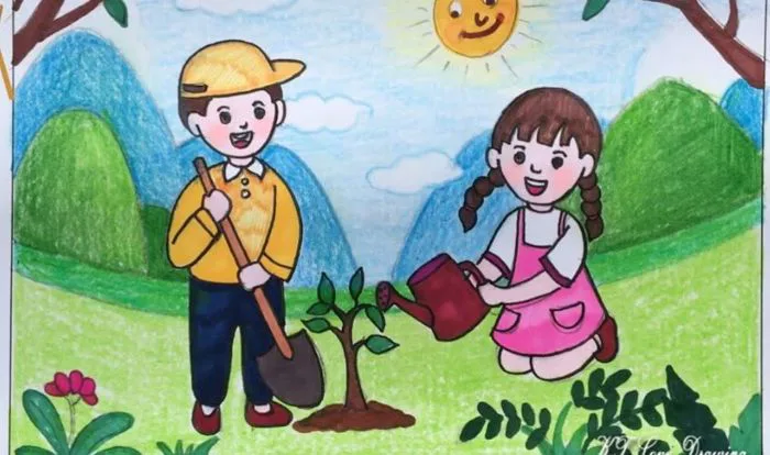 Cách vẽ tranh bảo vệ môi trường -100+ mẫu tranh đẹp, ý nghĩa nhất