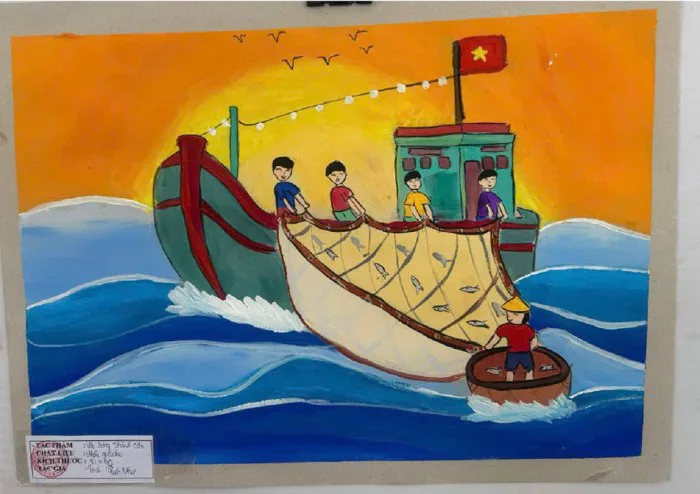 Phú Quốc thi vẽ tranh với chủ đề “Biển và ngư dân”