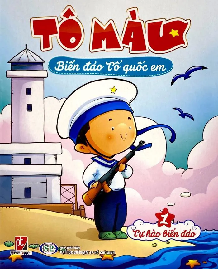 Sách Tô Màu Biển Đảo Tổ Quốc Em 1 - Tự Hào Biển Đảo - FAHASA.COM