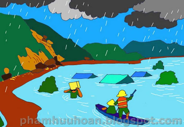 Tranh mầm non : CĐ Biến đổi khí hậu