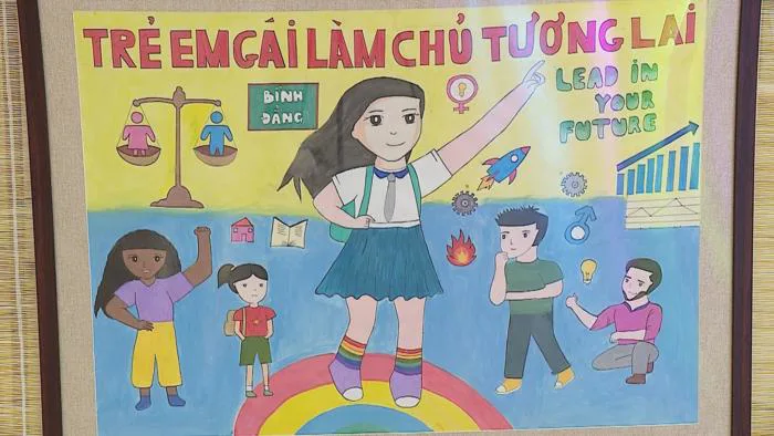 Thông điệp về bình đẳng giới thông qua nét vẽ trẻ thơ Thông điệp về bình đẳng giới thông qua nét vẽ trẻ thơ