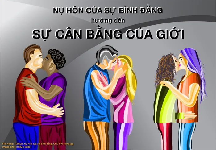 Triển lãm In Art We Trust: Bình đẳng giới thể hiện ở hai chữ Triển lãm In Art We Trust: Bình đẳng giới thể hiện ở hai chữ