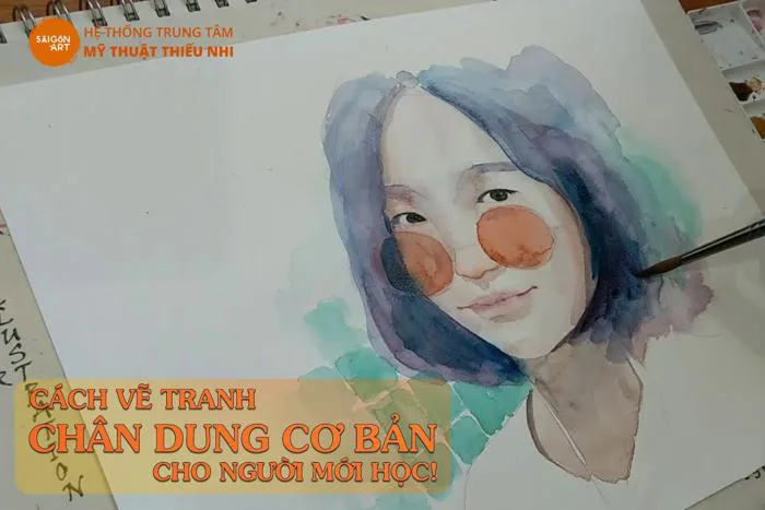 Cách vẽ tranh chân dung cơ bản cho người mới học - Saigon Art Cách vẽ tranh chân dung cơ bản cho người mới học - Saigon Art