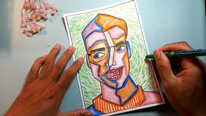 Vẽ chân dung biểu cảm - Tranh chân dung theo trường phái biểu hiện lớp 8 | expressive portraits Vẽ chân dung biểu cảm - Tranh chân dung theo trường phái biểu hiện lớp 8 | expressive portraits
