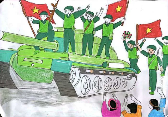 Vẽ tranh của thiếu niên, nhi đồng về Chiến thắng Điện Biên Phủ và hình ảnh Điện  Biên Phủ hôm nay”