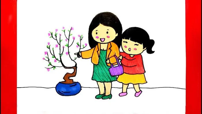 ve-tranh-cho-tet-don-gian-1