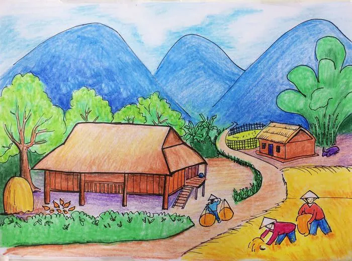 10 Vẽ Tranh Đề Tài Tự Do Ideas | tranh, tranh phong cảnh, bức tranh phong  cảnh