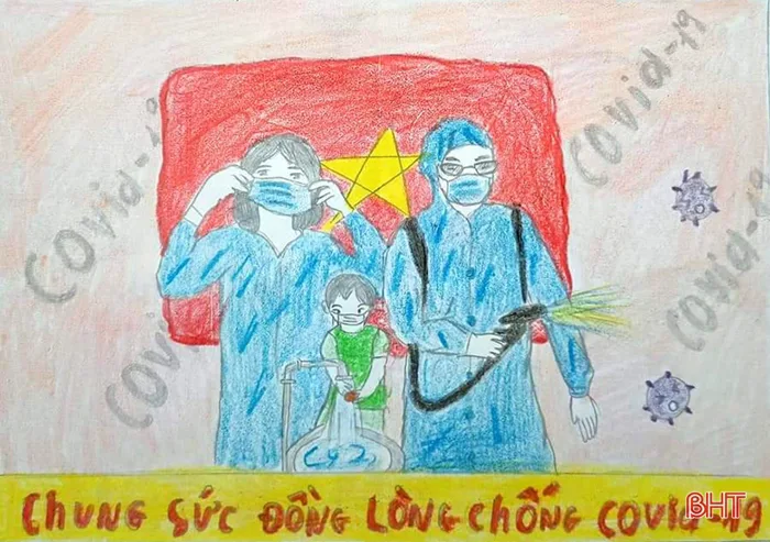 Thiếu nhi Hà Tĩnh: Cùng vẽ sắc màu của yêu thương và hạnh phúc!