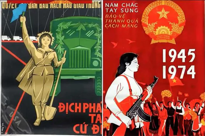 Đặc sắc tranh cổ động vẽ phụ nữ Việt