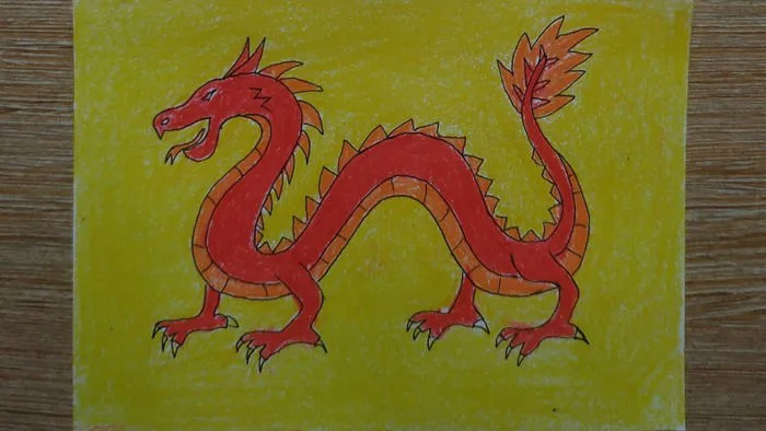 Hướng dẫn bé vẽ con rồng đơn giản/How to draw a Dragon Hướng dẫn bé vẽ con rồng đơn giản/How to draw a Dragon