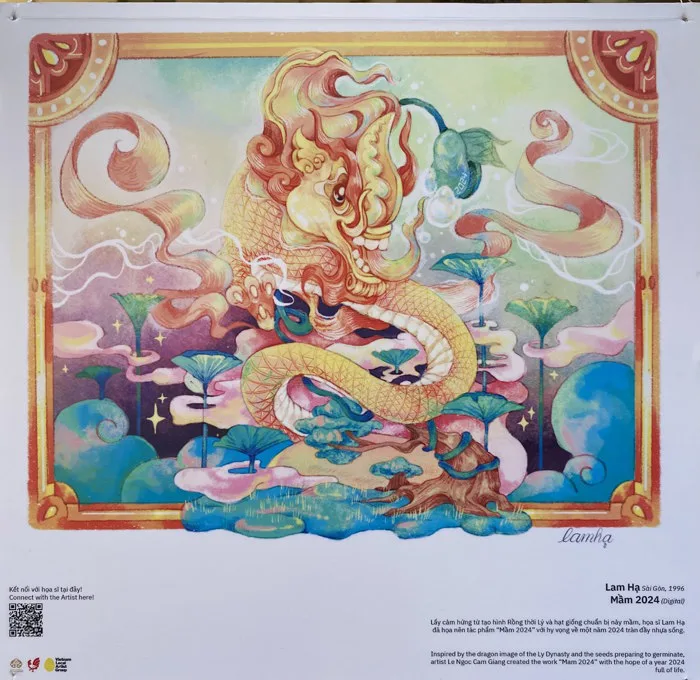 Triển lãm “Vẽ con rồng”: Sáng tạo hình tượng rồng dưới góc nhìn của những họa sĩ trẻ Triển lãm “Vẽ con rồng”: Sáng tạo hình tượng rồng dưới góc nhìn của những họa sĩ trẻ